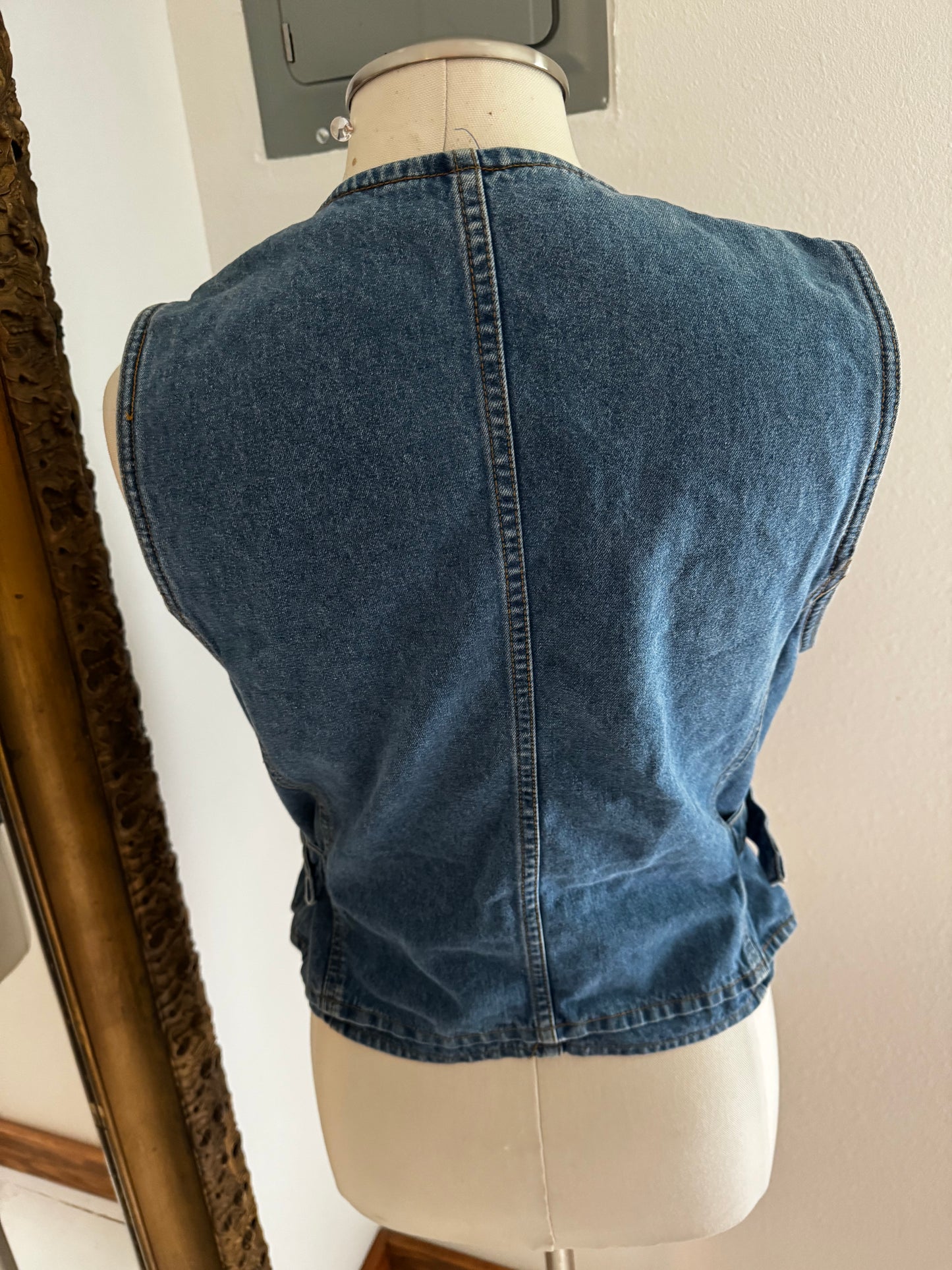 80's Vintage Denim Vest