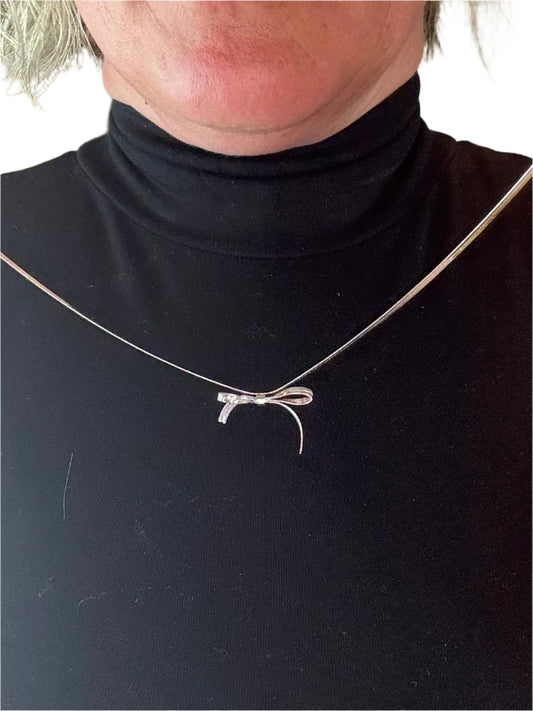 Barbie Girl Necklace Silver