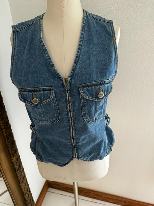 80's Vintage Denim Vest