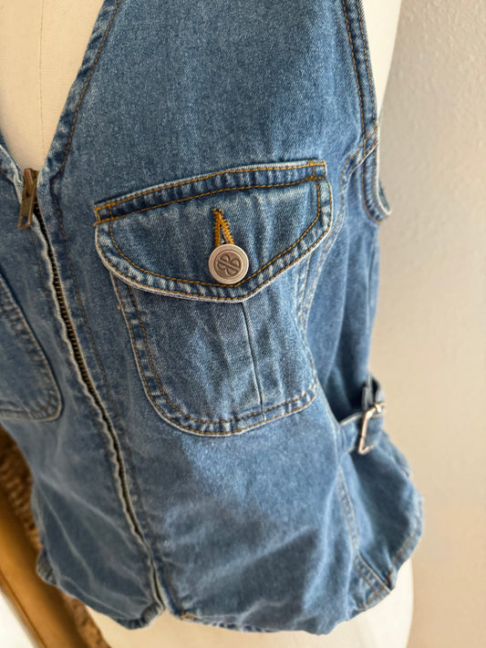 80's Vintage Denim Vest